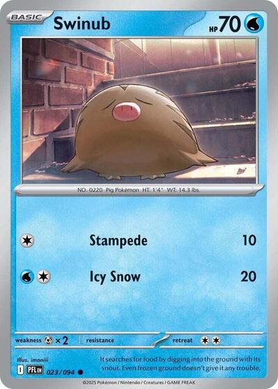 Swinub, ME02: Phantasmal Flames