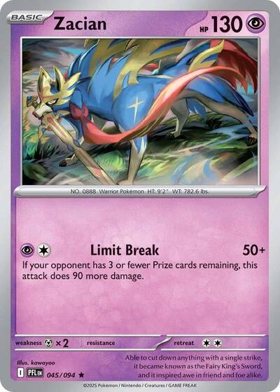 Zacian, ME02: Phantasmal Flames