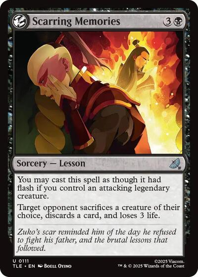 Scarring Memories, Avatar: The Last Airbender: Eternal-Legal