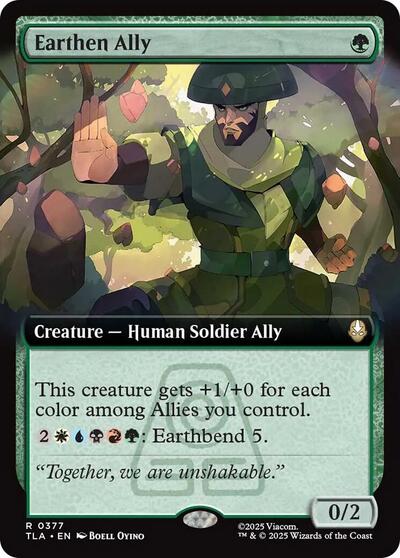 Earthen Ally (Extended Art), Avatar: The Last Airbender