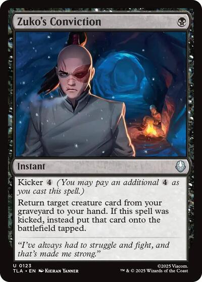 Zuko's Conviction, Avatar: The Last Airbender