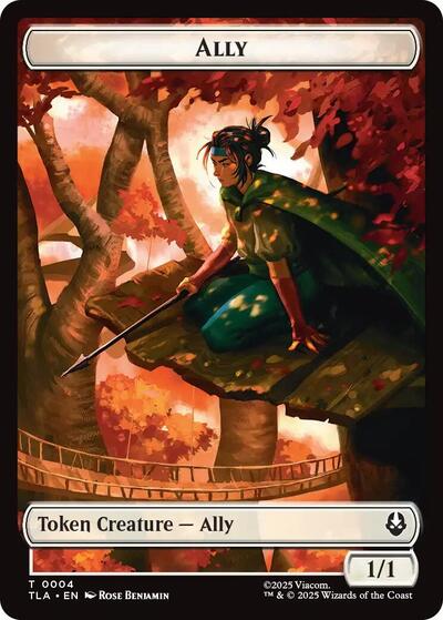Ally (0004) // Clue (0015) Double-Sided Token, Avatar: The Last Airbender
