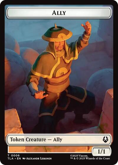 Ally (0006) // Clue (0017) Double-Sided Token, Avatar: The Last Airbender