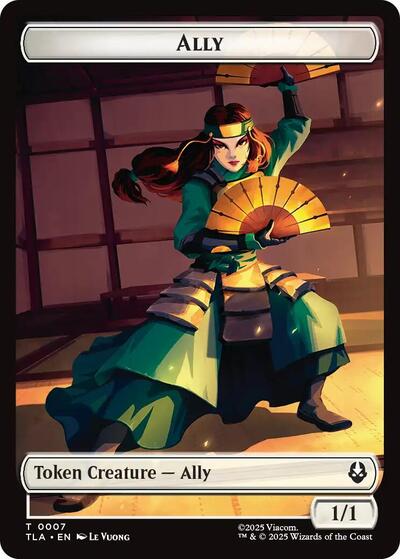 Ally (0007) // Clue (0018) Double-Sided Token, Avatar: The Last Airbender