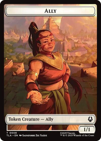 Ally (0008) // Clue (0016) Double-Sided Token, Avatar: The Last Airbender