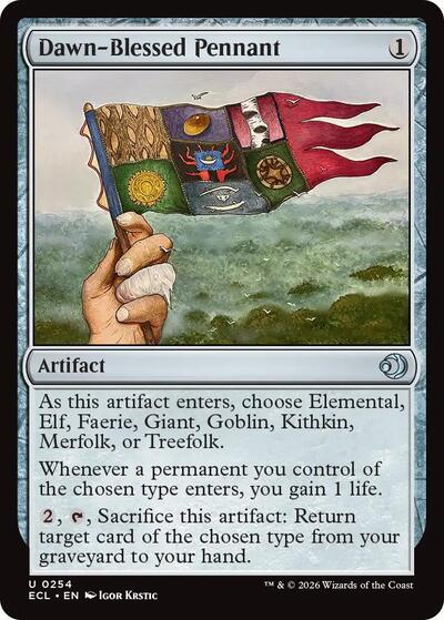 Dawn-Blessed Pennant, Lorwyn Eclipsed