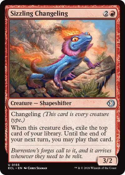 Sizzling Changeling, Lorwyn Eclipsed