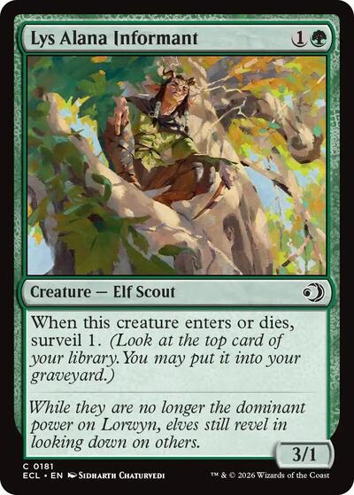 Lys Alana Informant, Lorwyn Eclipsed