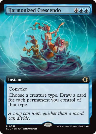 Harmonized Crescendo (Extended Art), Lorwyn Eclipsed