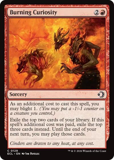 Burning Curiosity, Lorwyn Eclipsed