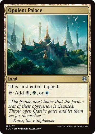 Opulent Palace, Commander: Lorwyn Eclipsed