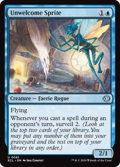 Unwelcome Sprite, Lorwyn Eclipsed