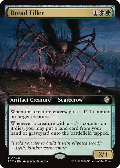 Dread Tiller (Extended Art), Commander: Lorwyn Eclipsed