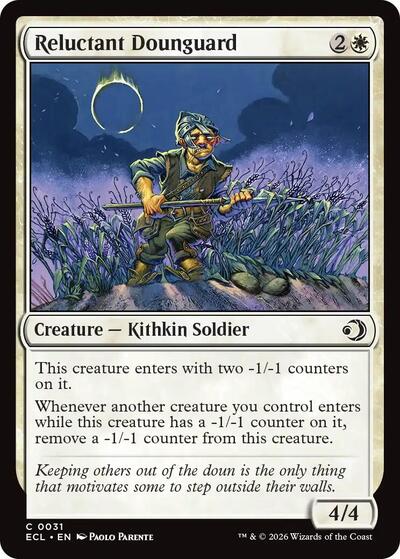 Reluctant Dounguard, Lorwyn Eclipsed