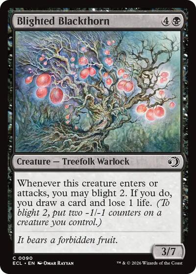 Blighted Blackthorn, Lorwyn Eclipsed