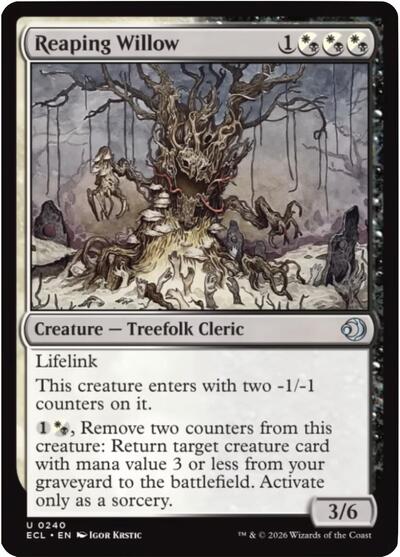 Reaping Willow, Lorwyn Eclipsed