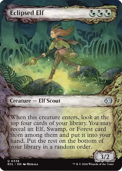 Eclipsed Elf (Showcase), Lorwyn Eclipsed