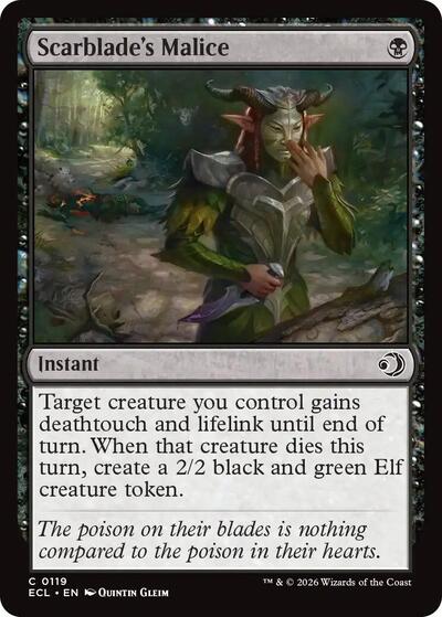 Scarblade's Malice, Lorwyn Eclipsed