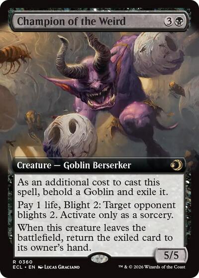 Champion of the Weird (Extended Art), Lorwyn Eclipsed