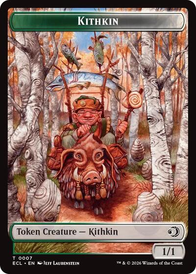 Kithkin // Treasure Double-Sided Token, Lorwyn Eclipsed