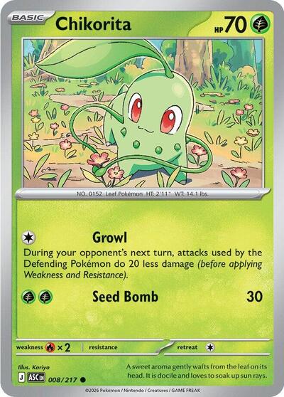 Chikorita, ME: Ascended Heroes