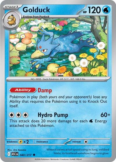 Golduck, ME: Ascended Heroes