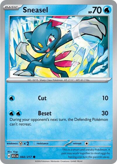 Sneasel, ME: Ascended Heroes