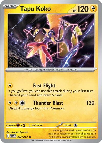 Tapu Koko, ME: Ascended Heroes
