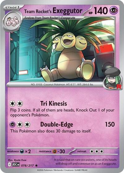 Team Rocket's Exeggutor, ME: Ascended Heroes