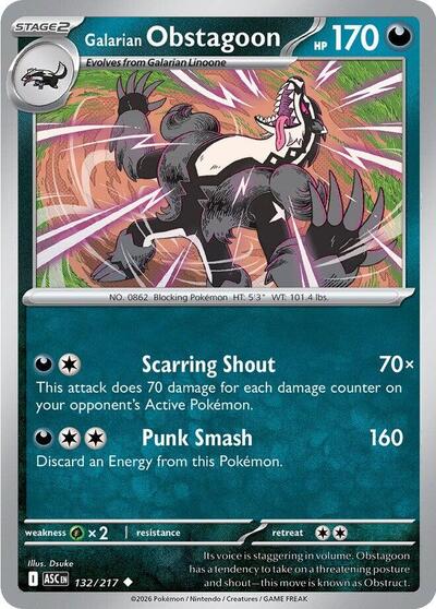 Galarian Obstagoon, ME: Ascended Heroes