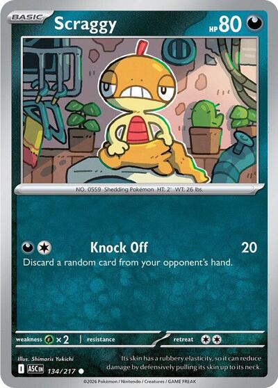 Scraggy, ME: Ascended Heroes