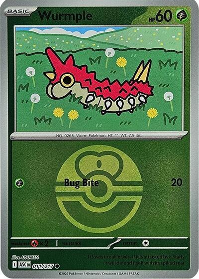 Wurmple (Love Ball), ME: Ascended Heroes