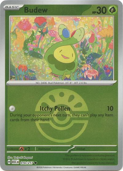 Budew - 016/217 (Friend Ball), ME: Ascended Heroes
