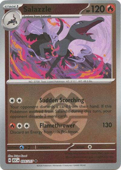 Salazzle - 035/217 (Quick Ball), ME: Ascended Heroes
