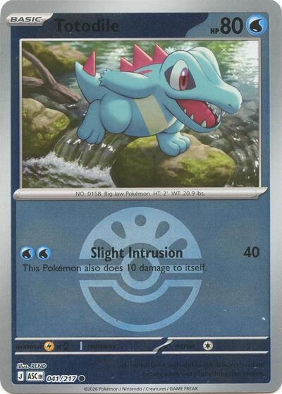 Totodile (Friend Ball), ME: Ascended Heroes