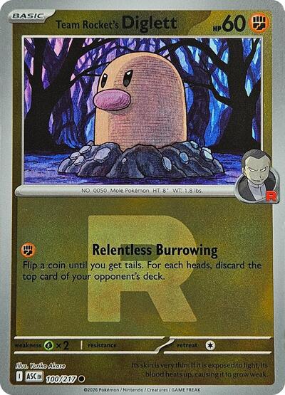 Team Rocket's Diglett (Team Rocket), ME: Ascended Heroes