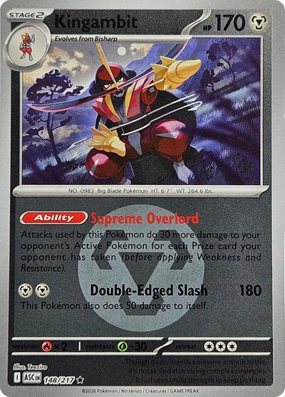 Kingambit (Energy Symbol Pattern), ME: Ascended Heroes
