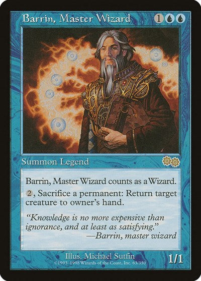 Barrin, Master Wizard, Urza's Saga