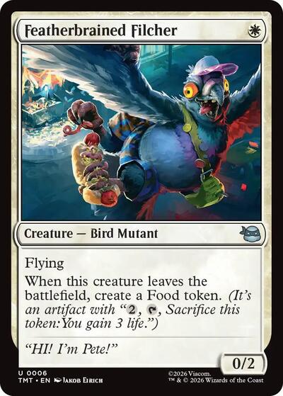 Featherbrained Filcher, Teenage Mutant Ninja Turtles