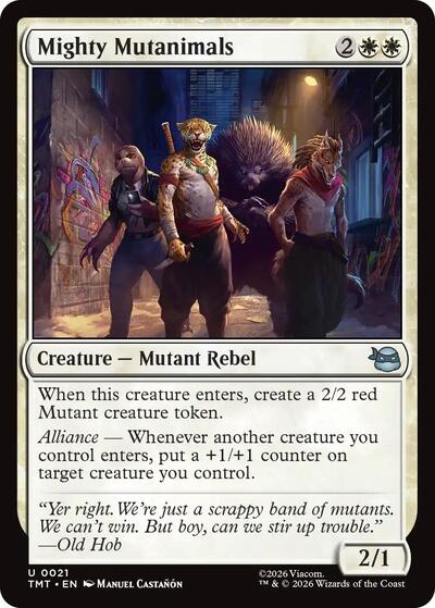 Mighty Mutanimals, Teenage Mutant Ninja Turtles