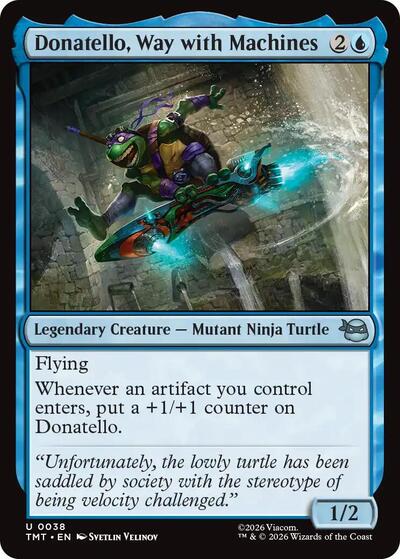 Donatello, Way with Machines, Teenage Mutant Ninja Turtles