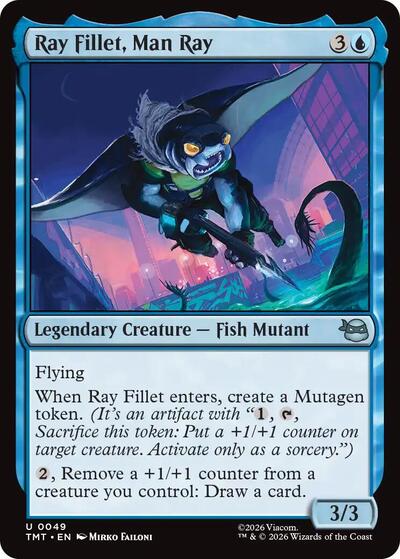 Ray Fillet, Man Ray, Teenage Mutant Ninja Turtles