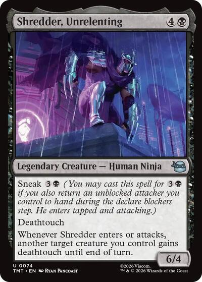 Shredder, Unrelenting, Teenage Mutant Ninja Turtles