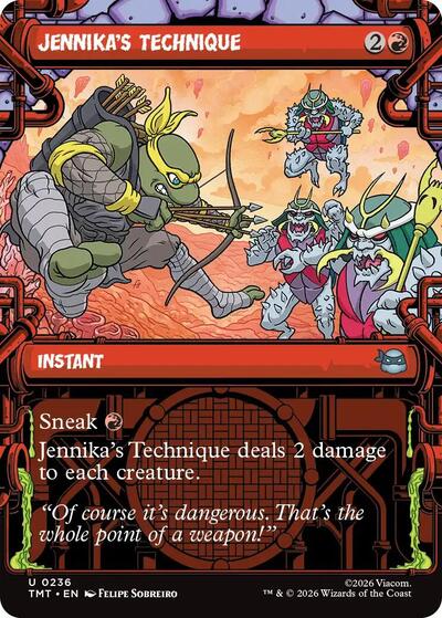 Jennika's Technique (Showcase), Teenage Mutant Ninja Turtles