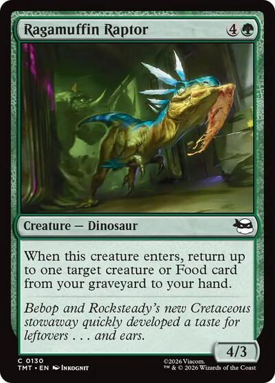 Ragamuffin Raptor, Teenage Mutant Ninja Turtles