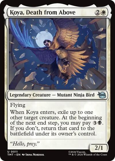 Koya, Death from Above, Teenage Mutant Ninja Turtles