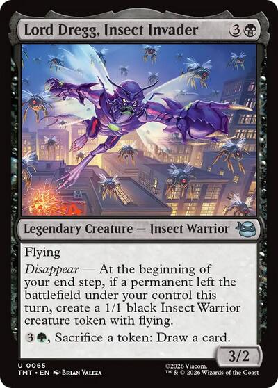 Lord Dregg, Insect Invader, Teenage Mutant Ninja Turtles