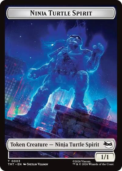 Ninja Turtle Spirit // Food Double-Sided Token, Teenage Mutant Ninja Turtles