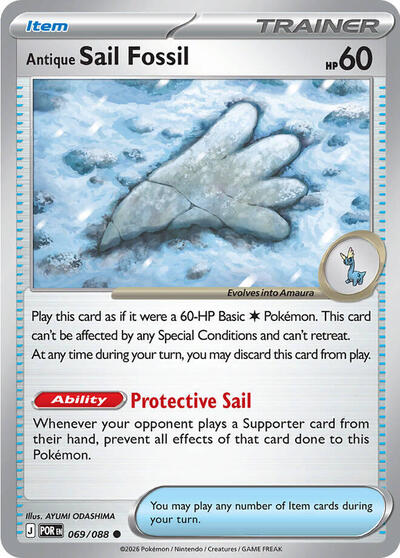 Antique Sail Fossil, ME03: Perfect Order