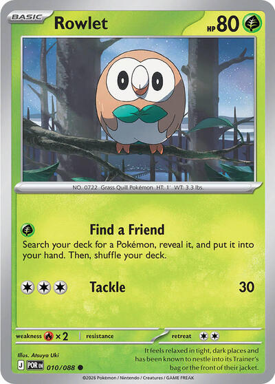 Rowlet, ME03: Perfect Order